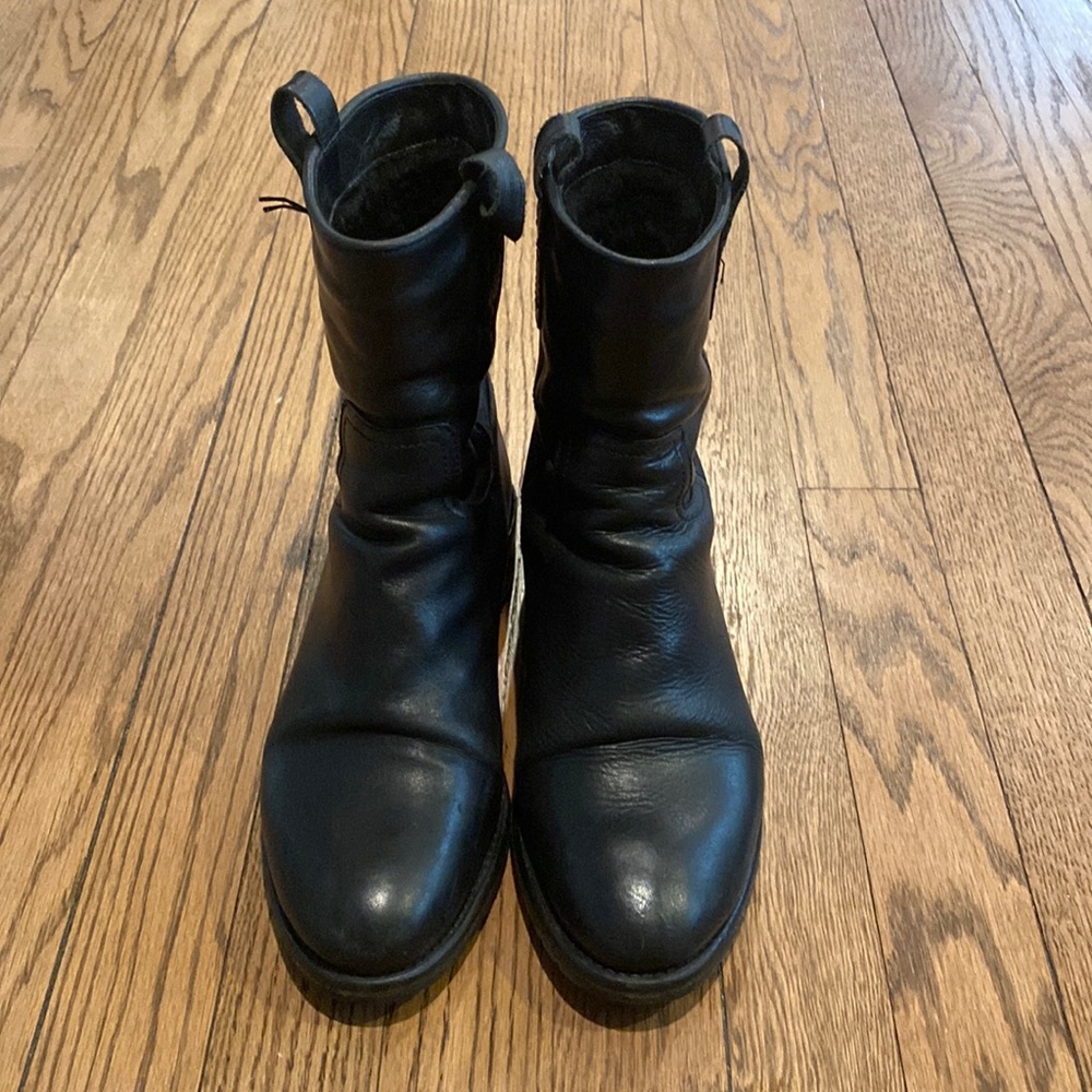 El Campero Italian Leather Boots lined with fur